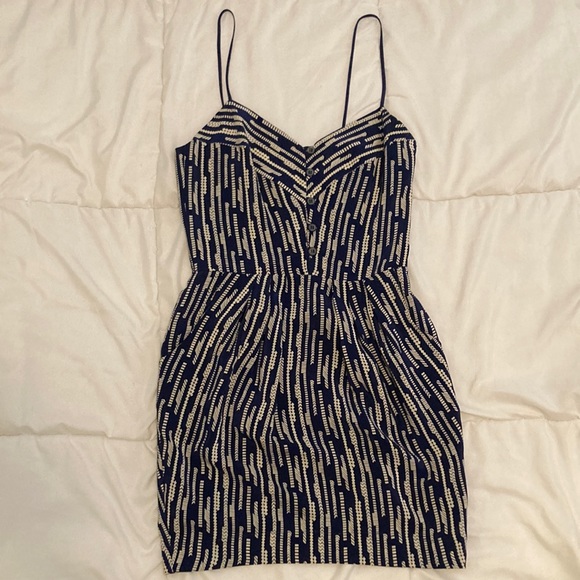 Myne Dresses & Skirts - New!! Super Rare!! Myne 100% Silk Mini Dress Size 2